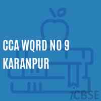 Cca Wqrd No 9 Karanpur Middle School Logo