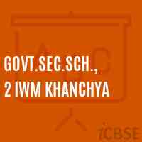 Govt.Sec.Sch., 2 Iwm Khanchya Secondary School Logo