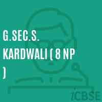 G.Sec.S. Kardwali ( 8 Np ) Secondary School Logo