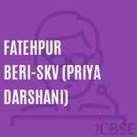Fatehpur Beri-SKV (Priya Darshani) Senior Secondary School Logo