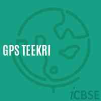 Gps Teekri Primary School Logo