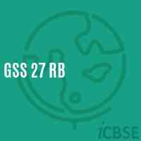 Gss 27 Rb Secondary School Logo