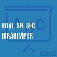Govt. Sr. Sec. Ibrahimpur High School Logo