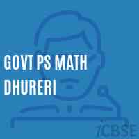 Govt Ps Math Dhureri Primary School Logo