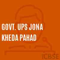 Govt. Ups Jona Kheda Pahad Middle School Logo