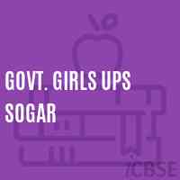 Govt. Girls Ups Sogar Middle School Logo