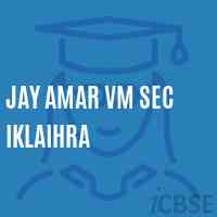 Jay Amar Vm Sec Iklaihra Senior Secondary School Logo