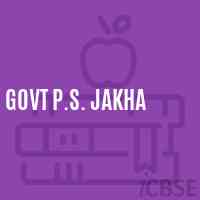 Govt P.S. Jakha Primary School Logo