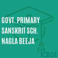 Govt. Primary Sanskrit Sch. Nagla Beeja Primary School Logo