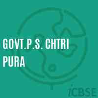 Govt.P.S. Chtri Pura Primary School Logo