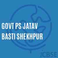 Govt Ps Jatav Basti Shekhpur Primary School Logo