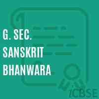 G. Sec. Sanskrit Bhanwara Secondary School Logo