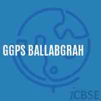 Ggps Ballabgrah Primary School Logo