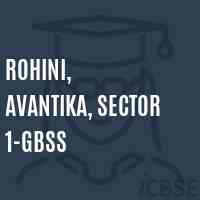 Rohini, Avantika, Sector 1-GBSS High School Logo