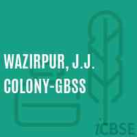 Wazirpur, J.J. Colony-GBSS High School Logo