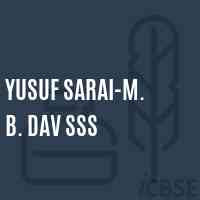 Yusuf Sarai-M. B. Dav SSS High School Logo