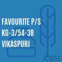 Favourite P/S KG-3/54-38 Vikaspuri Primary School Logo