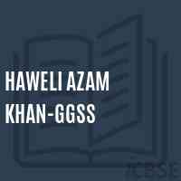 Haweli Azam Khan-GGSS Senior Secondary School Logo