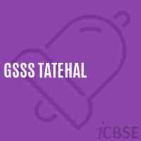 Gsss Tatehal High School Logo
