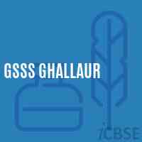 Gsss Ghallaur High School Logo
