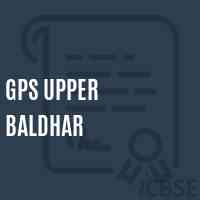 Gps Upper Baldhar Primary School Logo