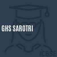 Ghs Sarotri Secondary School Logo