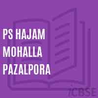 Ps Hajam Mohalla Pazalpora Primary School Logo