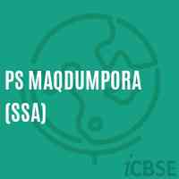 Ps Maqdumpora (Ssa) Primary School Logo