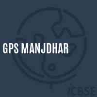 Gps Manjdhar Primary School Logo