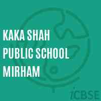 Kaka Shah Public School Mirham Logo
