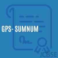 Gps- Sumnum Primary School Logo