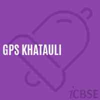 Gps Khatauli Primary School Logo