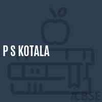 P S Kotala Primary School Logo