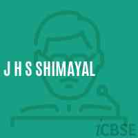 J H S Shimayal Middle School Logo