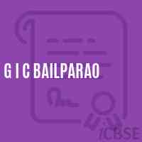 G I C Bailparao High School Logo