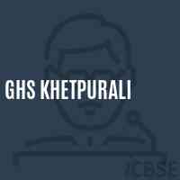 Ghs Khetpurali Secondary School Logo
