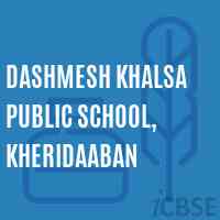 Dashmesh Khalsa Public School, Kheridaaban Logo