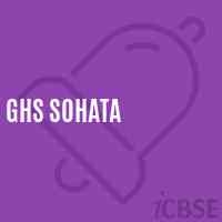 Ghs Sohata Secondary School Logo
