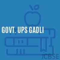 Govt. Ups Gadli Middle School Logo