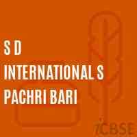 S D International S Pachri Bari Middle School Logo