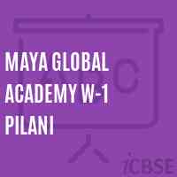 Maya Global Academy W-1 Pilani Middle School Logo