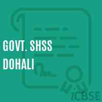 Govt. Shss Dohali High School Logo