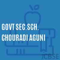 Govt Sec.Sch. Chouradi Aguni Secondary School Logo