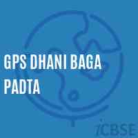 Gps Dhani Baga Padta Primary School Logo