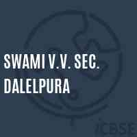 Swami V.V. Sec. Dalelpura Senior Secondary School Logo