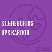 St.Gregorios Ups Karoor Upper Primary School Logo