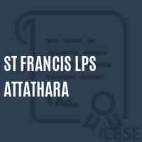 St Francis Lps Attathara Primary School Logo