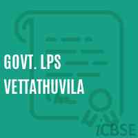 Govt. Lps Vettathuvila Primary School Logo