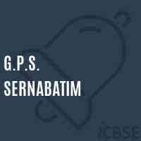 G.P.S. Sernabatim Primary School Logo