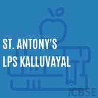 St. Antony'S Lps Kalluvayal Primary School Logo